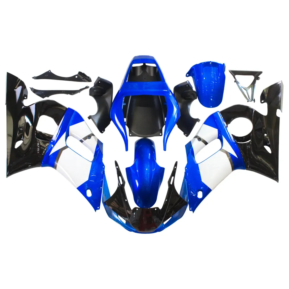 1998-2002 Yamaha YZF 600 R6 Injection Fairing Kit Bodywork Plastic ABS #126 Amotopart