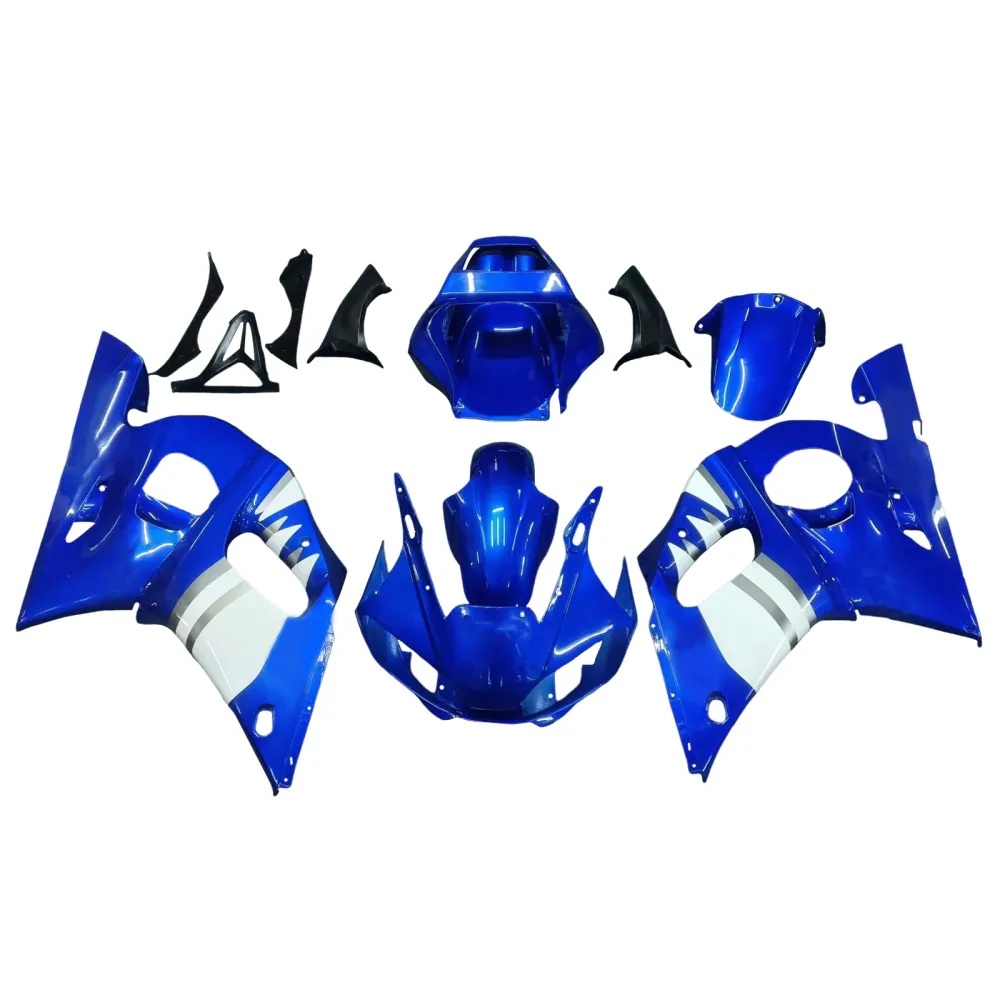 1998-2002 Yamaha YZF 600 R6 Injection Fairing Kit Bodywork Plastic ABS #107 Amotopart
