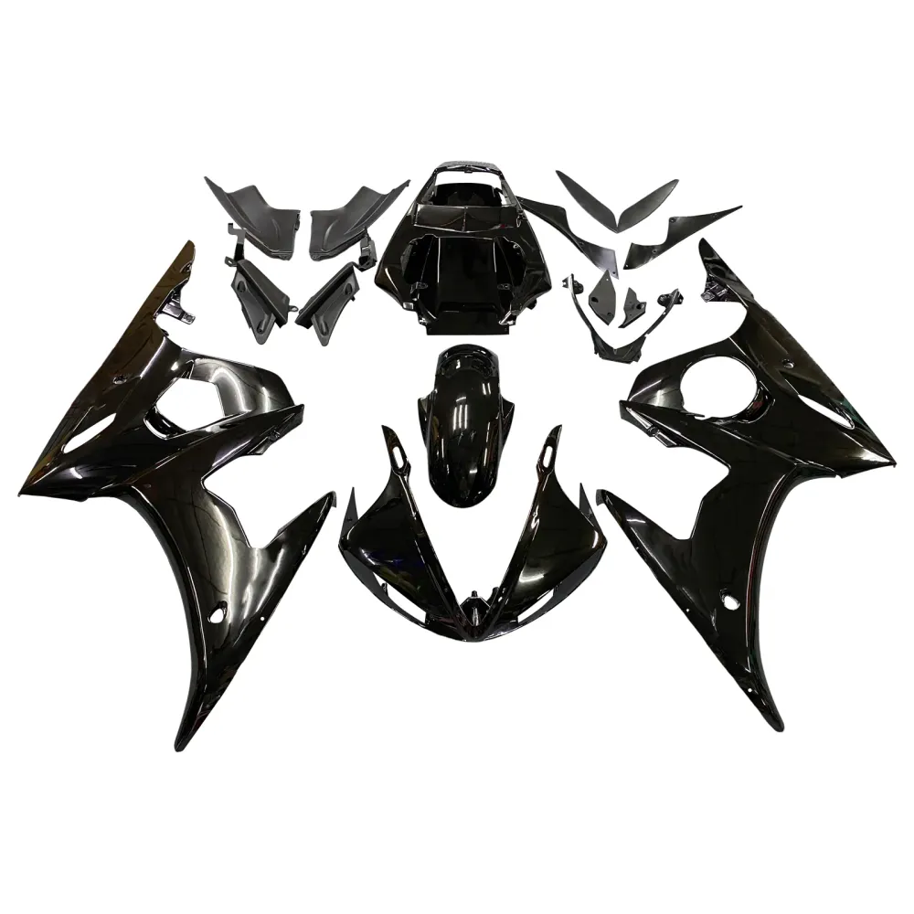 2003-2004 Yamaha R6 & 2006-2009 YZF R6S kåpe G-svart sett Amotopart
