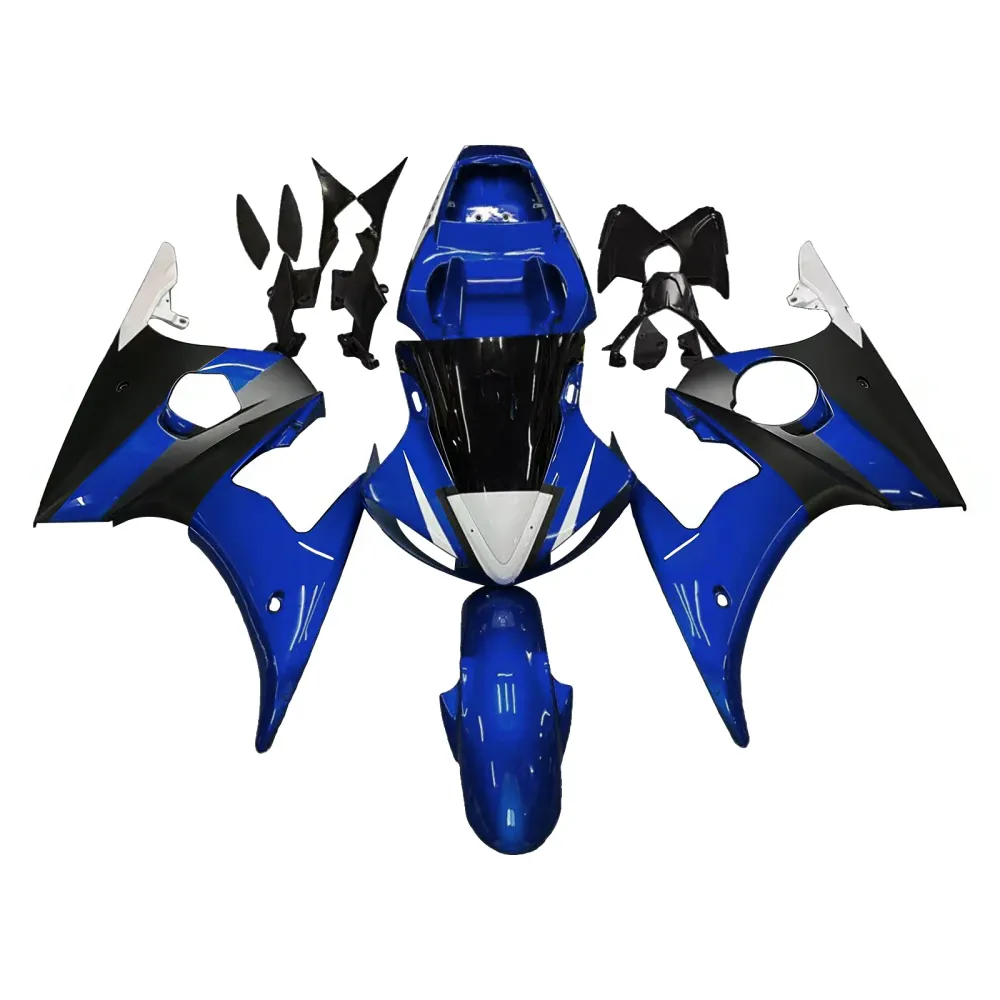 2003-2004 Yamaha YZF 600 R6/R6s Injeksjon Fairing Kit Bodywork Plast Abs #156 Amotopart