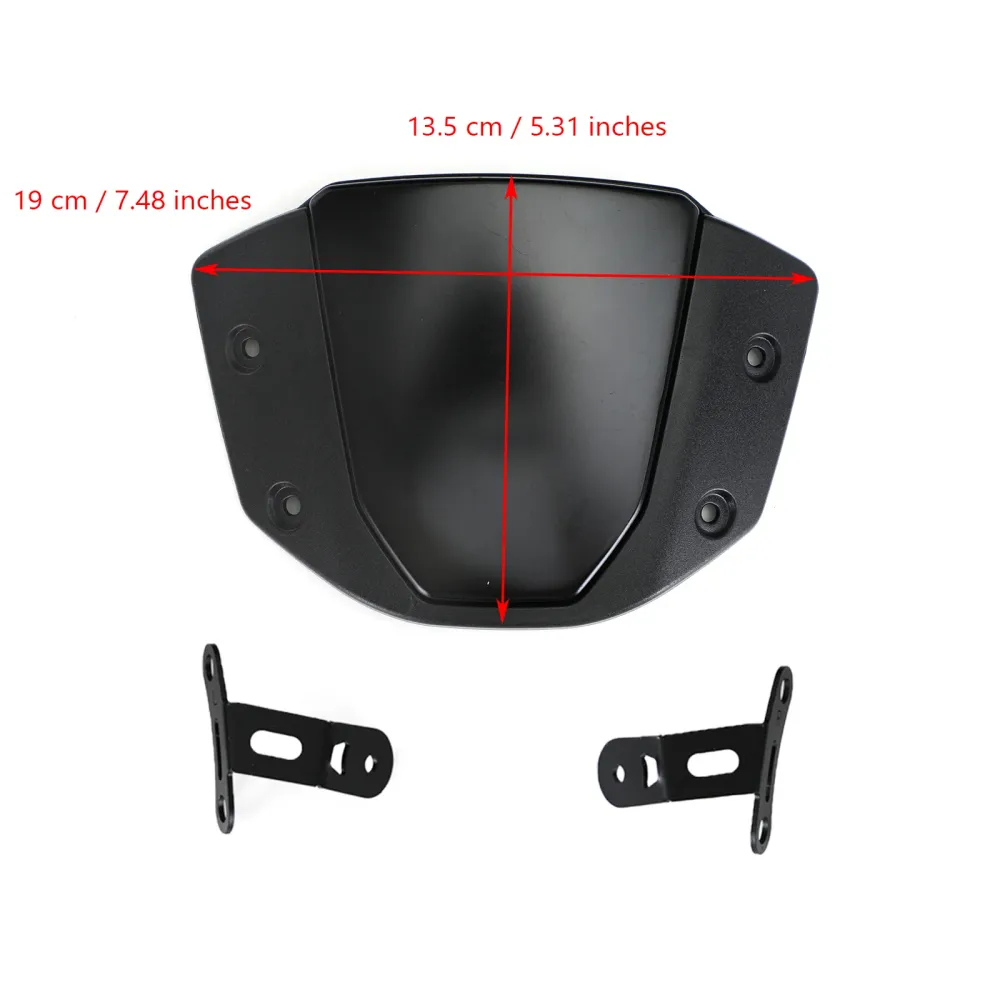 Frontrute frontrutebeskytter passer Honda CB650R CB1000R 2018-2020 Amotopart