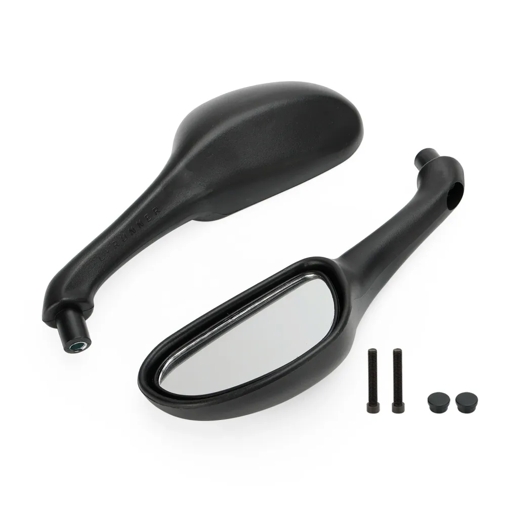 Gilera Runner 50 125 180 200 FXR SP VXR Balck Pair Rear View Mirrors CM068001 Generic Amotopart