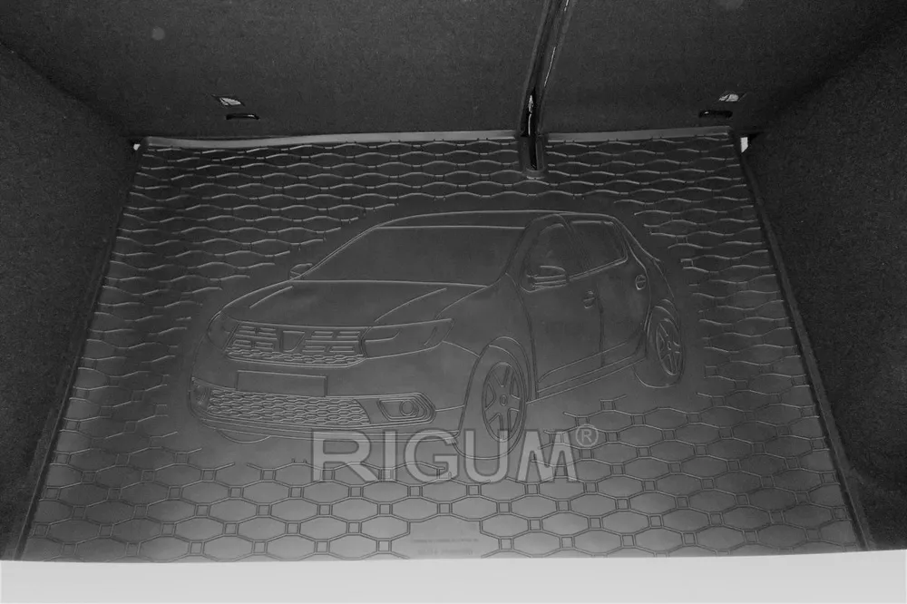 Bagasjeromsmatte Dacia Sandero II (2012-2020) – Luktfrie Gummi | Rigum