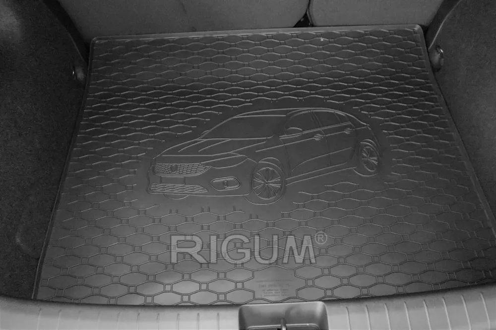 Bagasjeromsmatte Fiat Tipo Hatchback (2016-) – Luktfrie Gummi | Rigum