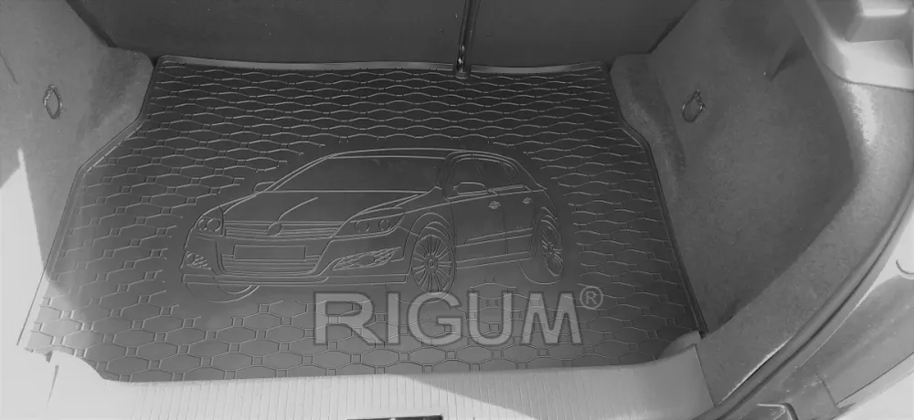 Bagasjeromsmatte Opel Astra H Hatchback (2004-2014) – Luktfrie Gummi | Rigum