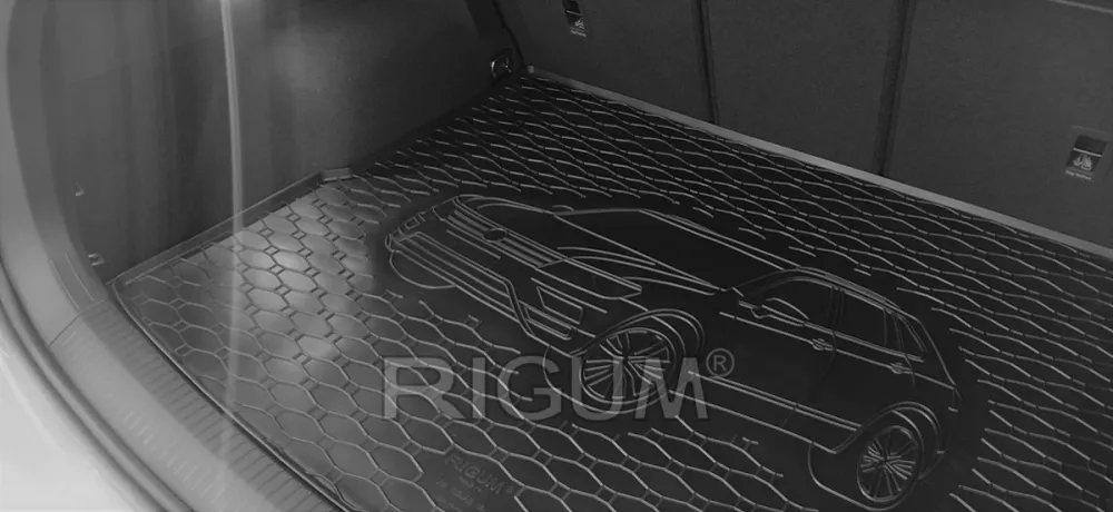 Bagasjeromsmatte Vw Tiguan / øvre (2016-) – Luktfrie Gummi | Rigum