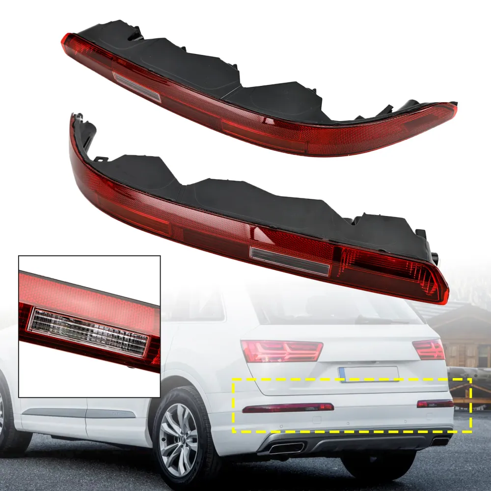 Bakfanger baklampe Tåkelampe Montering 4M0945095 96 Audi Q7 2016-2023 L+R
