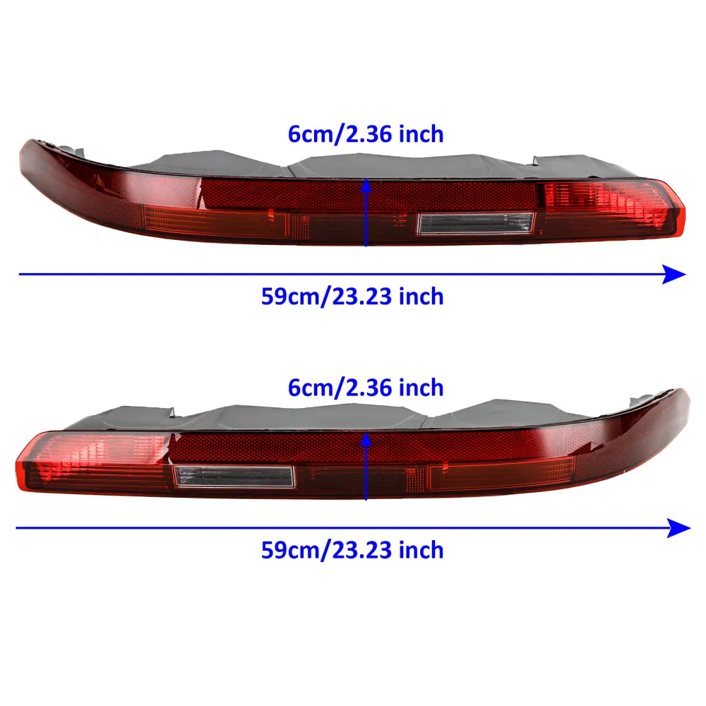 Bakfanger baklampe Tåkelampe Montering 4M0945095 96 Audi Q7 2016-2023 L+R