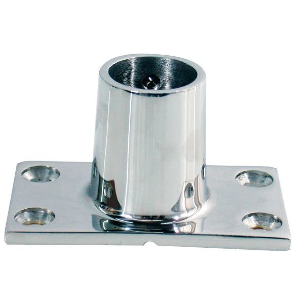 Bunnbrakett firkant Ø25mm - 90° AISI 316