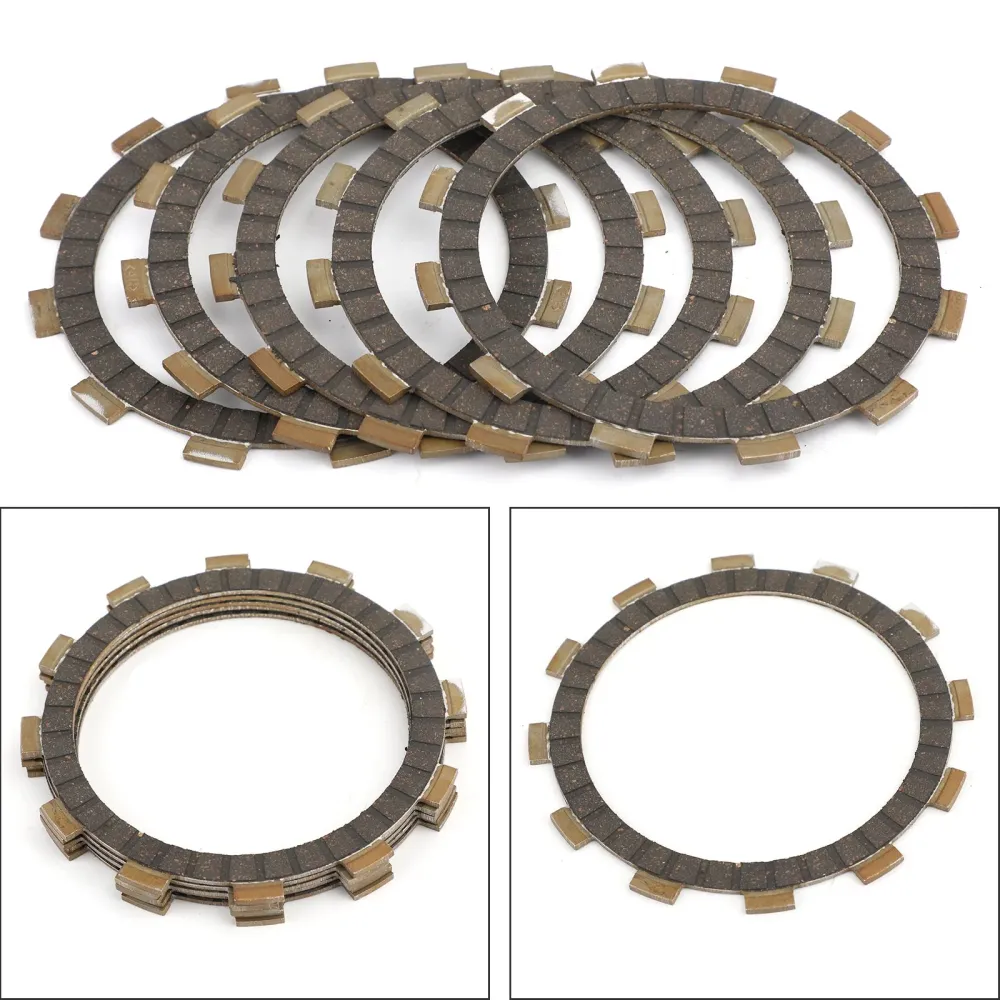 Clutch friksjonsplatesett sett Suzuki PE250 RM250 1979-1985 generisk
