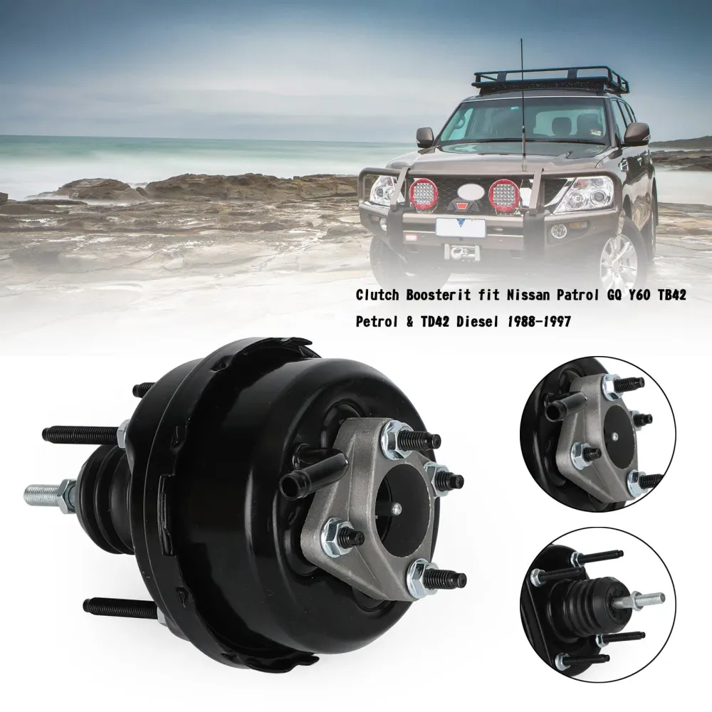 Clutchforsterker passer til Nissan Patrol GQ Y60 TB42 bensin & TD42 Diesel 1988–1997