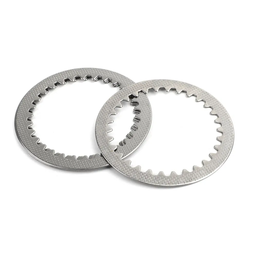 Clutchsett stål & Friksjonsplater passer til Yamaha TT350A TT350 XT350 BW350 Generisk