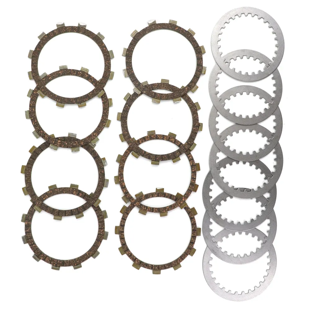 Clutchsett stål & Friksjonsplater passer til Yamaha TT600 XT400 XT500 XT600 SRX400 Generisk