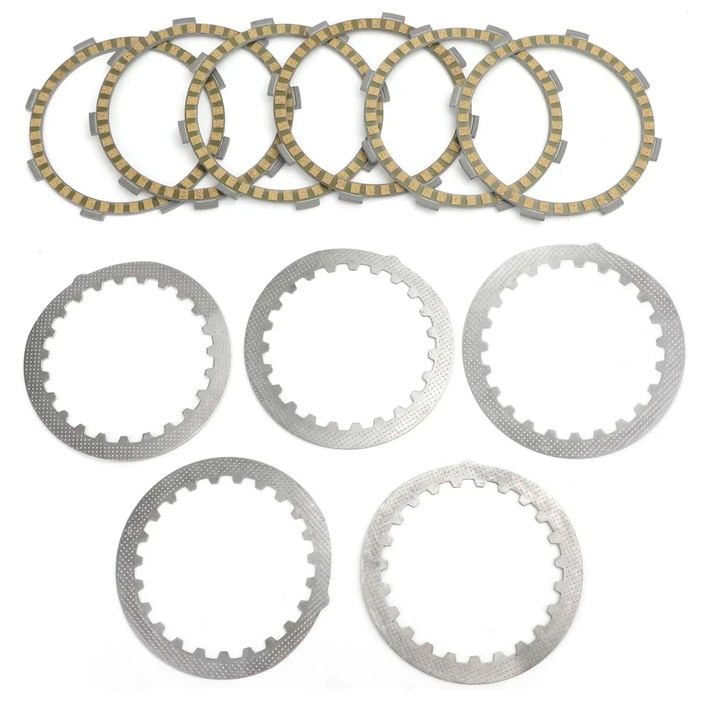 Clutchsett stål & Friksjonsplater passer til Yamaha DT125 DT125 R/LC RD125LC RZ125 Generisk