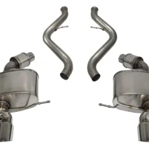 Corsa 2008-2012 BMW M3 Convertible E93 Polished Sport Cat-Back Exhaust