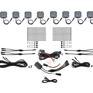 Diode Dynamics Stage Series RGBW LED Rock Light Kit (8-pack)