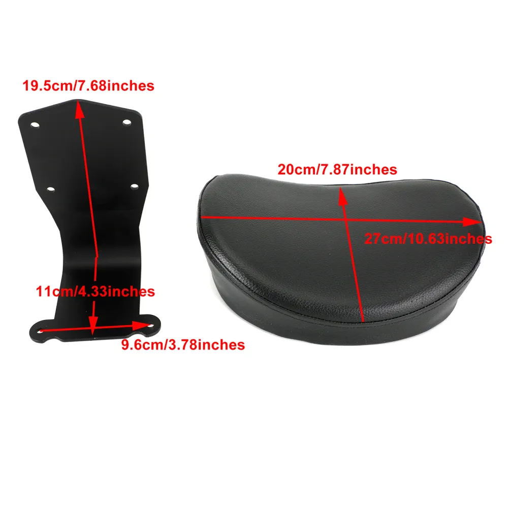 Driver-ryggstøtte Pad Fit Honda VT400 VT750 1998-2003