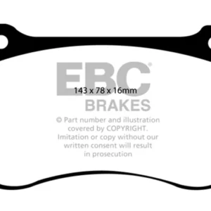 EBC 05-10 Chrysler 300C 6.1 SRT8 Bluestuff Front Brake Pads