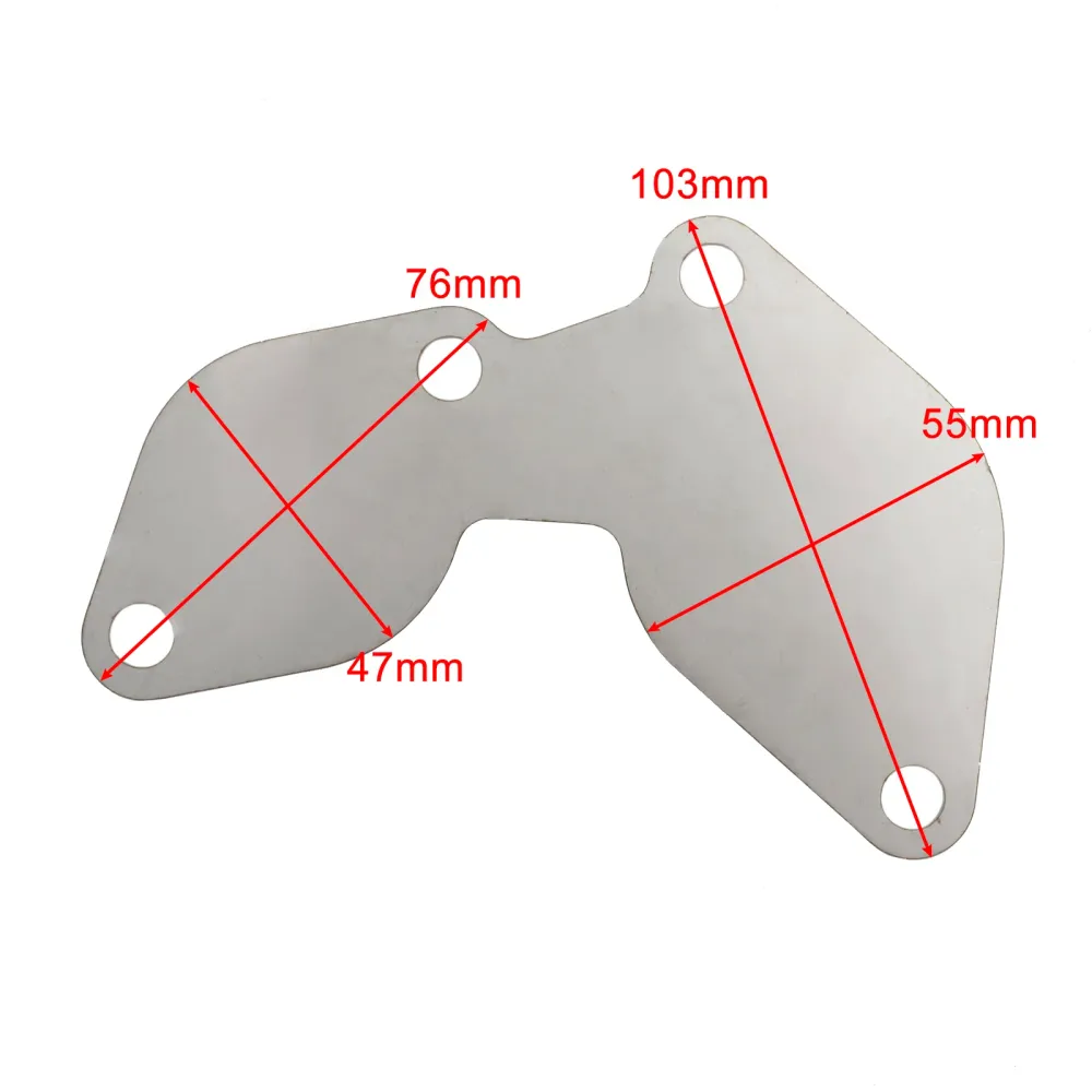 EGR Blanking Plate Holden Colorado RC Rodeo RA 4JJ1 3.0L Isuzu Dmax TF stål