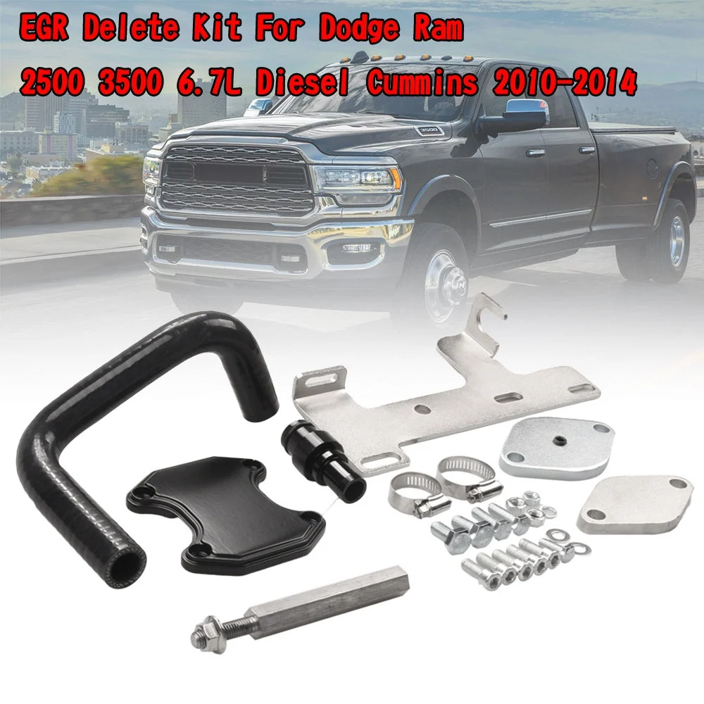 Egr Delete Kit Dodge Ram 2500 3500 6.7L Diesel Cummins 2010-2014 Generisk