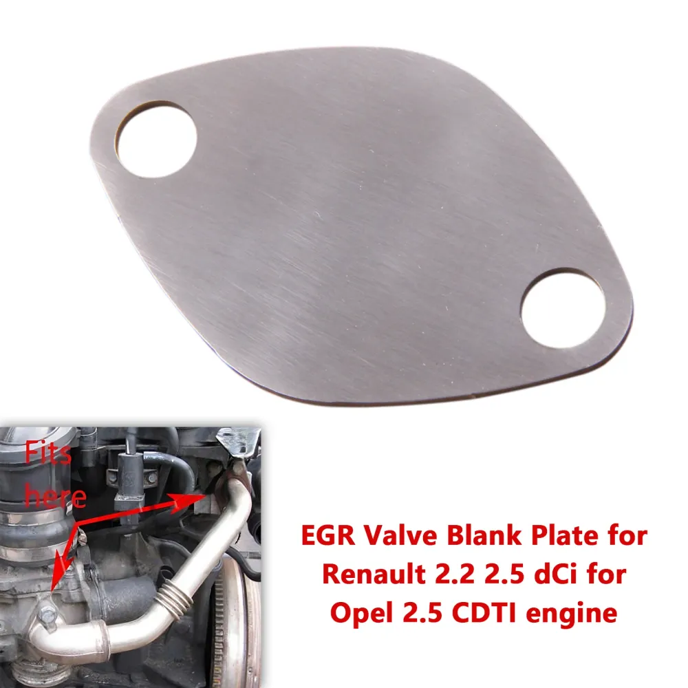 EGR Valve Blank Plate Renault 2,2 2,5 DCI Opel 2,5 CDTI -motor