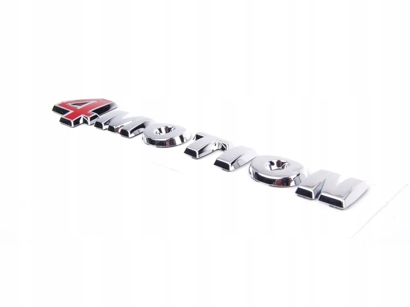 Emblem Vw 4motion Red / Chrome Bakluke | Vag