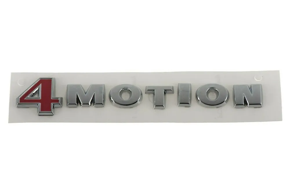 Emblem Vw 4motion Red / Chrome Bakluke | Vag