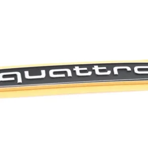 Emblem Audi Quattro Tuning Exclusive Silver and Bakluke Black Edition | Vag