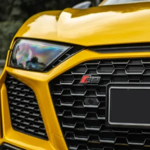 Emblem Audi R8 Sport Audi R8 4S Black Glossy / Red | Vag