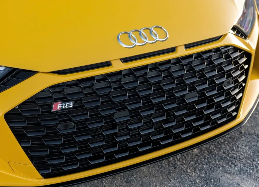 Emblem Audi R8 Sport Audi R8 4S Black Glossy / Red | Vag