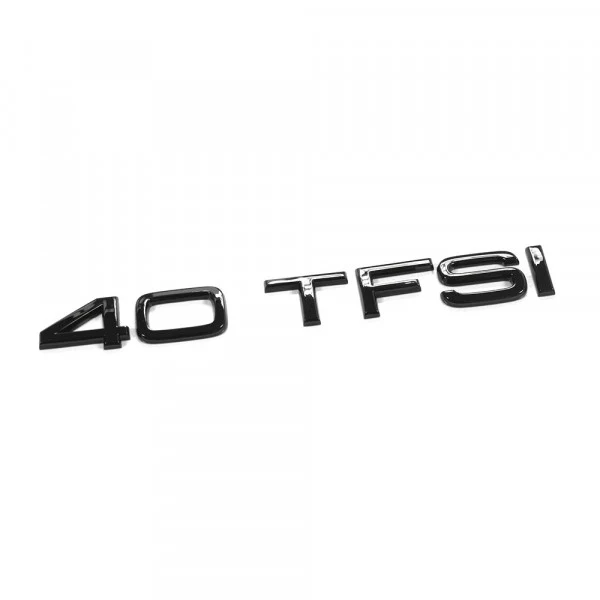 Emblem Audi 40 TFSI Black Glossy | Vag