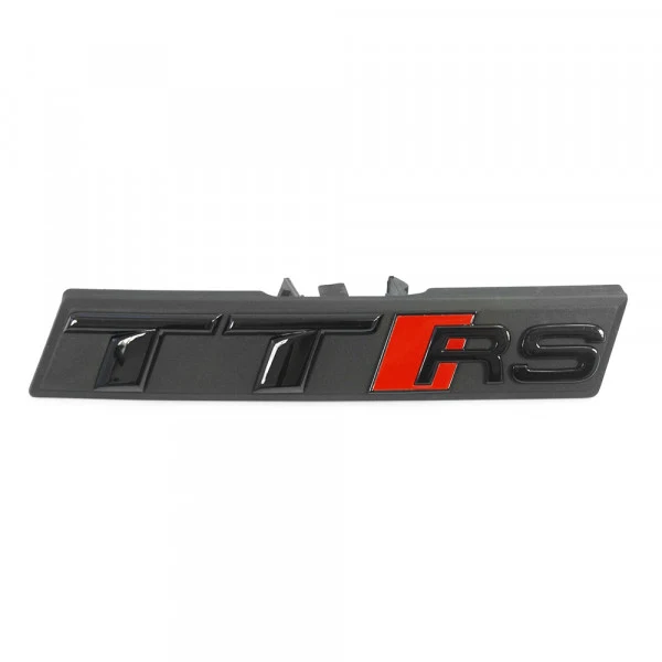Emblem Audi TTRS (8S) > Black Glossy / Red | Vag