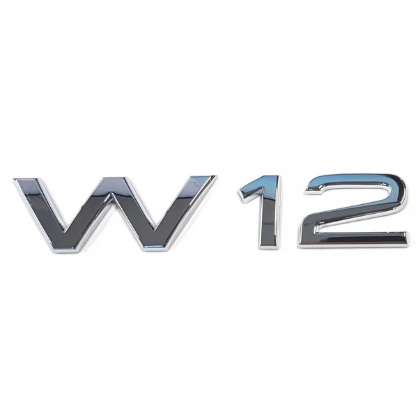 Emblem Audi W12 Glossy Chrome | Vag