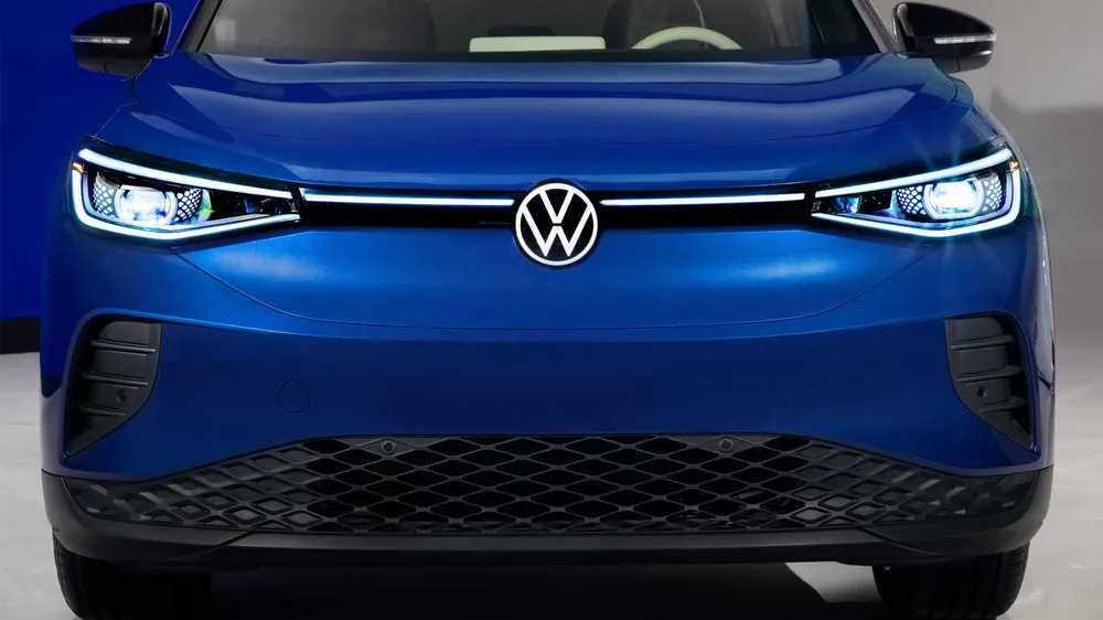 Emblem Vw front pure white / schwarz ID.4 | Vag