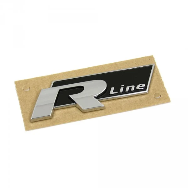 Emblem Vw R Line Chrome / Black | Vag