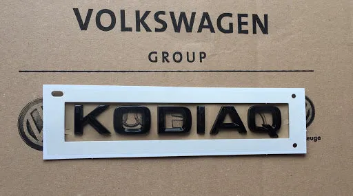 Emblem Skoda Kodiaq Black Glossy | Vag