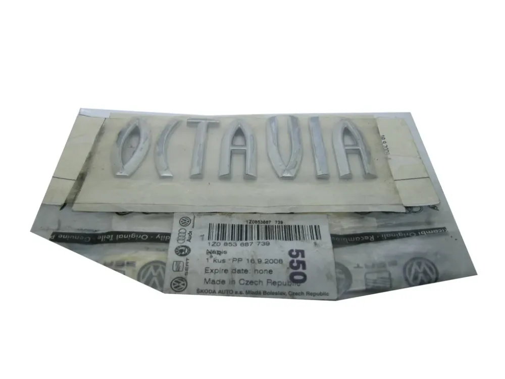Emblem Skoda VAG emblem bokstaver Octavia II Bakluke | Oem