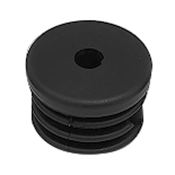 Endeplugg innvendig, sort PVC rør Ø22mm, 4 stk.
