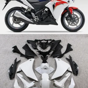 Fairings 2011-2015 Honda CBR250R HRC White Red Blue Racing Generic