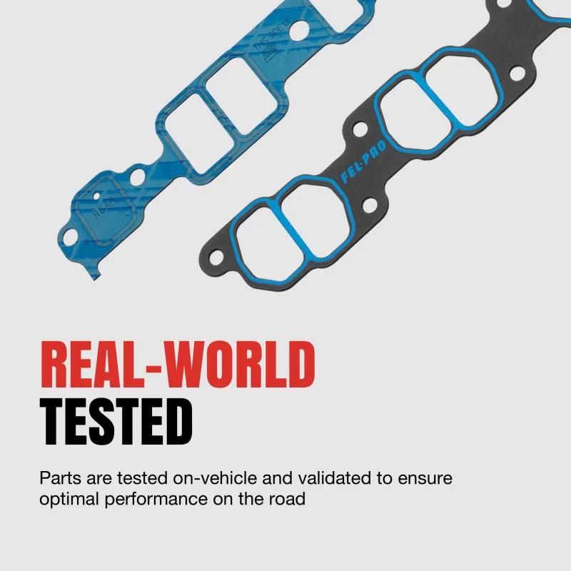 Fel-Pro Ford 260/289/302/351W Windsor SB Intake Manifold Gasket Set - 1.20 x 2.00 Port Size
