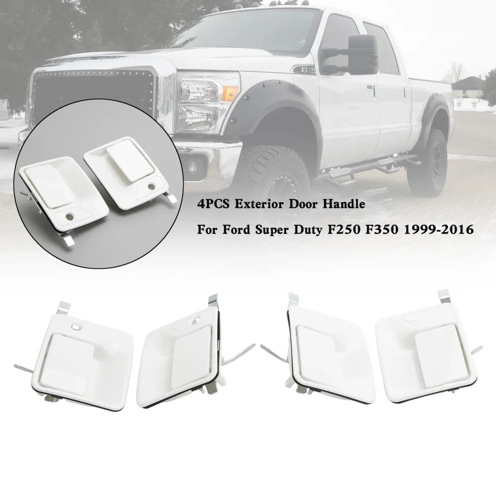 Ford Super Duty F250 F350 1999-2016 4PCS utvendig dørhåndtak