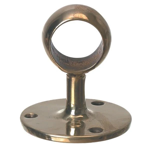 Foresti, Mellomstykke forkrommet messing 25mm pinne, Fot Ø: 50 mm, Hull Ø: 25,0 mm, Høyde: 62 mm