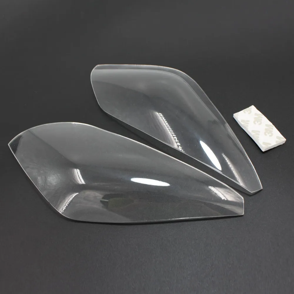 Front frontlysbeskyttelse passer Yamaha MT-09 FJ 09 Tracer 16-18? Røyk generisk