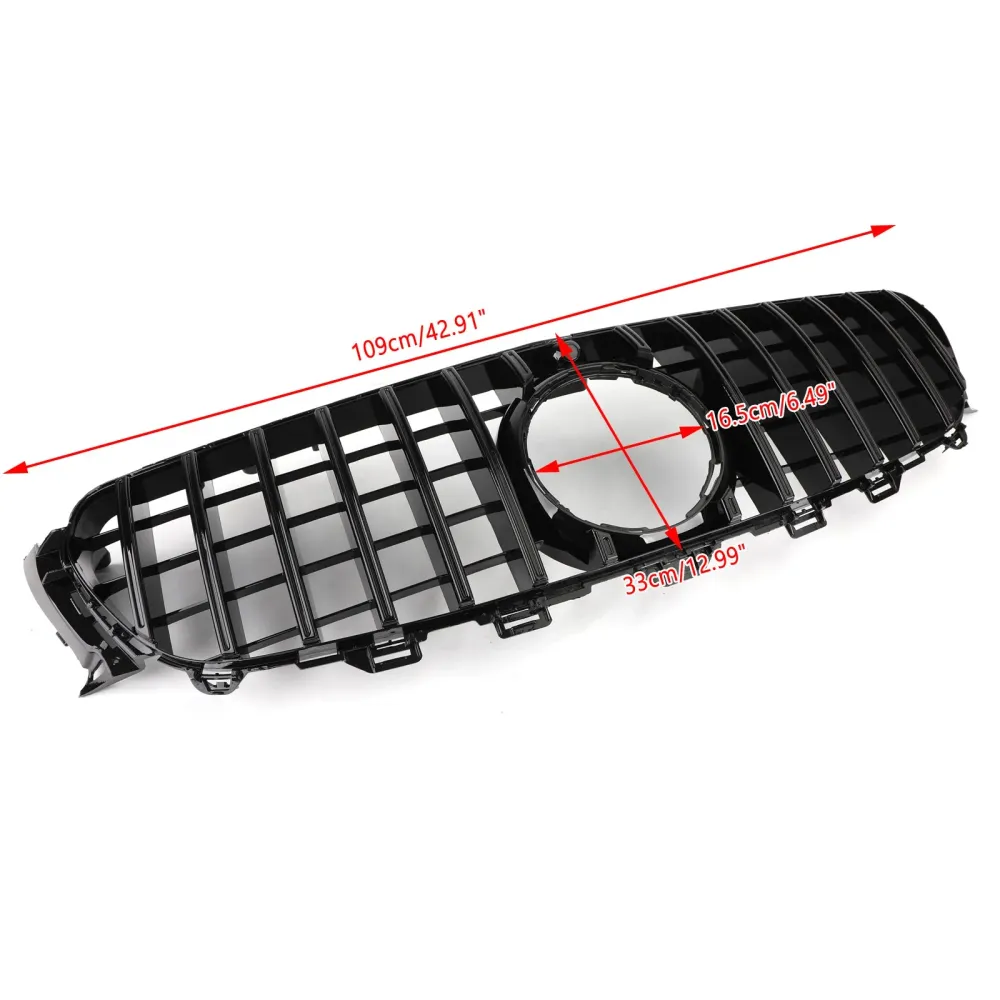 Frontgrill med kamera passer til Mercedes Benz W213 E-Klasse AMG 2016–2019