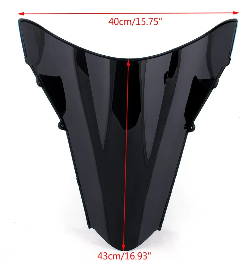 Frontrute frontrute dobbeltboble Honda VFR800 2002-2012, 6 farger generisk