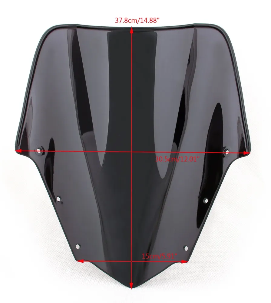 Frontrute frontrute dobbeltboble yamaha fz1 fz1s 2006-2015 generisk