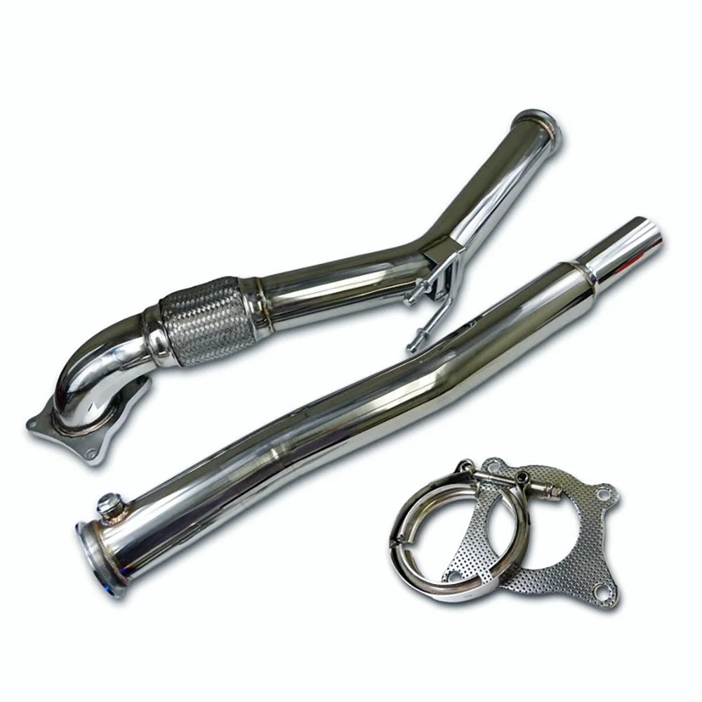 10 VW Golf GTi Jetta 2.0T Decat 3" Eksosmanifold nedrør 07-11 Audi A3 06-07