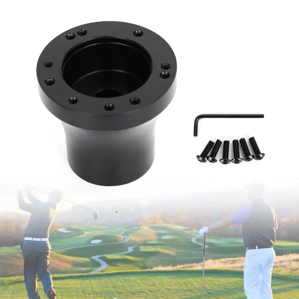 Golfvogn Aluminium Rattadapter Nav Passer til EZGO TXT & RXV Svart Generisk