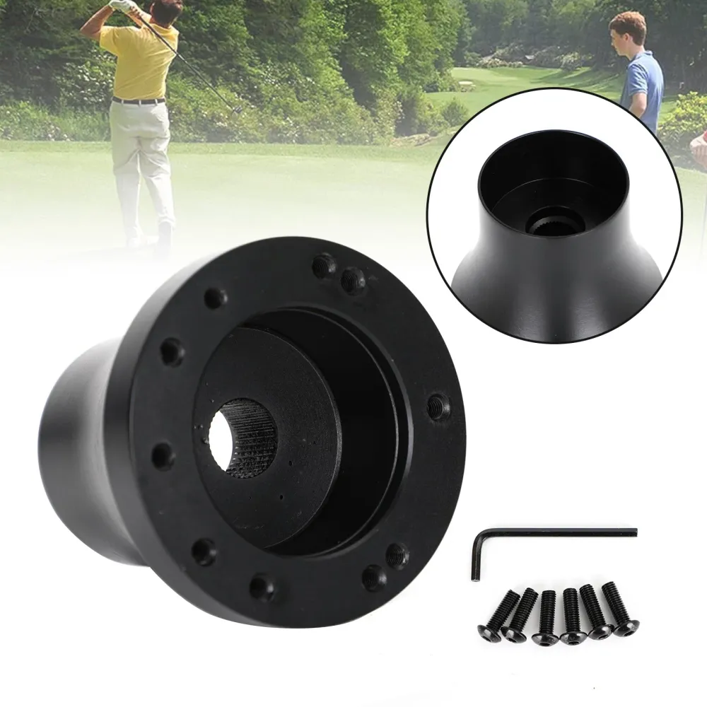 Golfvogn Aluminium Rattadapter Nav Passer til EZGO TXT & RXV Svart Generisk