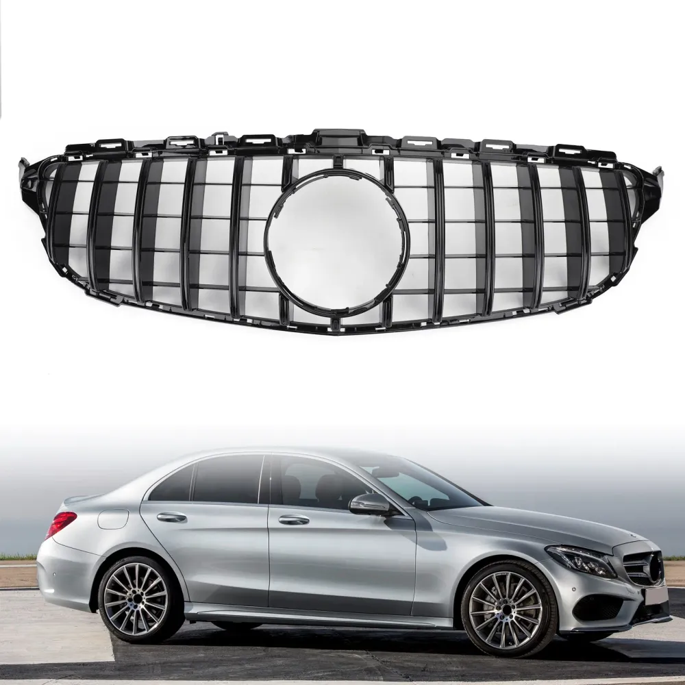 GTR-stil frontfangergrill 2015-2018 Mercedes-Benz C-Klasse W205 (C200, C250, C300, C350)
